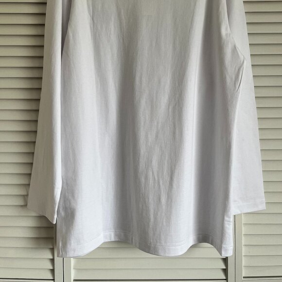 NEW with tags Comme des Garcons Play long sleeve t shirt White men’s XL - Picture 9 of 10